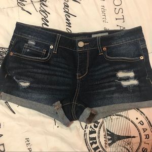 Jean Distressed Shorts